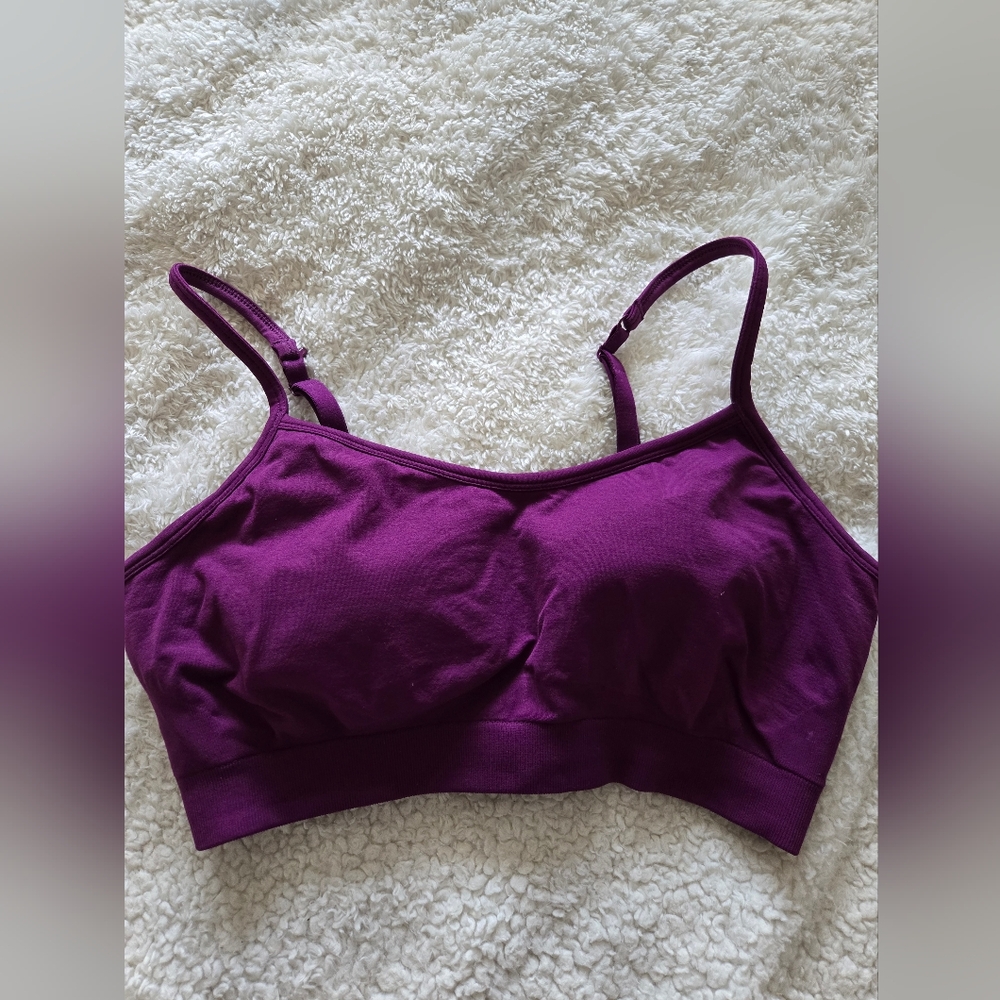 Purple Sports Bra